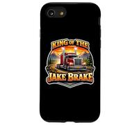 King of The Jake Brake Funny Truck Driver Truckie Coque pour iPhone SE (2020) / 7/8