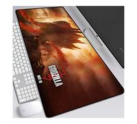 King of The Monsters 900x400mm Tapis de Souris XXL Multifonction Gaming Mousepad XXL Grand sous Main, Anime Souris 3mm Bureau Anti-Glissant Surface Texturée pour Ordinateur, G