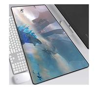 King of the Monsters Tapis de Souris Gaming XXL, 900x400mm, Anime Mouse Pad - Surface spéciale améliore la Vitesse et la précision, 3mm Base en Caoutchouc Antidérapant Surface-pour Ordinateur et PC, B