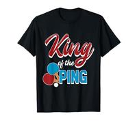 King of the Ping Tennis de table Match Jouer au Ping Pong T-Shirt