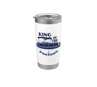 King Of The Pontoon Boat - Captain Gobelet isotherme en acier inoxydable double paroi