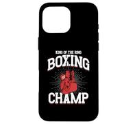 King of The Ring Boxing Champ | Combat | Boxers Gants Coque pour iPhone 16 Pro Max