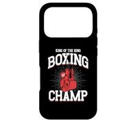 King of The Ring Boxing Champ | Combat | Boxers Gants Coque pour iPhone 17 Pro