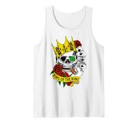 King of The Ring Poker Texas Hold 'em Blanc Débardeur