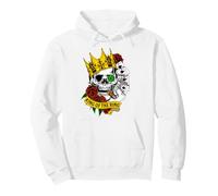 King of The Ring Poker Texas Hold 'em Blanc Sweat à Capuche