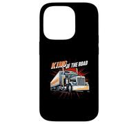 King of The Road Semi Trucker Driver Big Rig Design Coque pour iPhone 14 Pro
