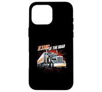King of The Road Semi Trucker Driver Big Rig Design Coque pour iPhone 16 Pro Max