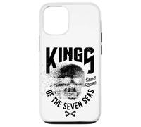 King of The Seven Seas Wild Abstract Skull Real Gangs Coque pour iPhone 12/12 Pro