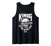 King of The Seven Seas Wild Abstract Skull Real Gangs Débardeur