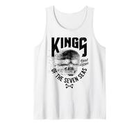 King of The Seven Seas Wild Abstract Skull Real Gangs Débardeur