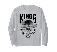 King of The Seven Seas Wild Abstract Skull Real Gangs Manche Longue