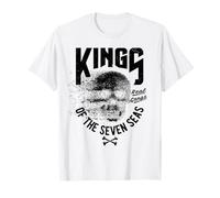 King of The Seven Seas Wild Abstract Skull Real Gangs T-Shirt