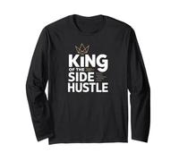 King of the Side Hustle Donne de motivation pour la maison et les affaires Manche Longue