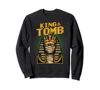 King of The Tomb Funny Pixel Art Mummy Pharaon Halloween Sweatshirt