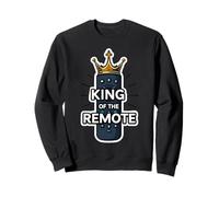 King Of The TV Télécommande humoristique pour la fête des pères Sweatshirt
