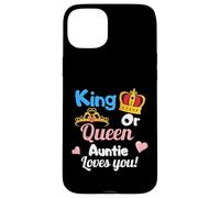 King Or Queen Auntie Loves You Ensemble de révélation de Sexe Coque pour iPhone 15 Plus