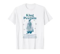 King Penguin Cute Encyclopedia Vintage Zoology T-Shirt