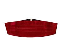 King & Priory Ceinture en velours rouge, Rouge, taille unique