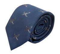 King & Priory Cravate d'avion de chasse ouragan brodée bleu marine, bleu, taille unique