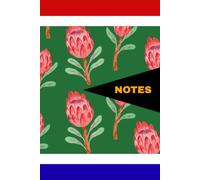 King Protea Floral Pattern Notebook: National Flower of South Africa