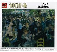 King Puzzles Pierre-Auguste Renoir Puzzle 1000 pièces pour adultes et enfants Collection d'art Bal du moulin de la Galette 1876
