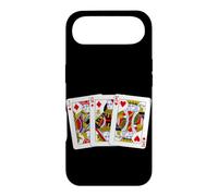 King, Queen & Jack of Diamonds Playing Cards Illustration Coque pour iPhone Air