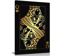 King & Queen of Hearts Décoration murale sur toile Motif chambre 2 45,7 x 30,5 cm