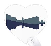 King 's International Chess Strategy Game Jeux de tapis de souris en forme de coeur