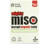 King Soba Organic Tofu and Ginger Miso 60 g (Pack of 5)