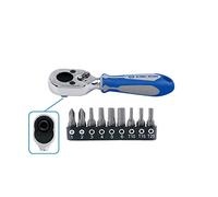 KING TONY 1001MR Cliquet et Embouts, Set de 10, 1/4"