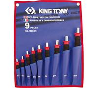 king tony 1009GR Jeu de Chasse-Goupilles Gainés, Set de 9