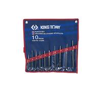 KING TONY 1010PR Trousse de Chasse-Goupilles, Pointeaux et Chasse-Clous, Set de 10