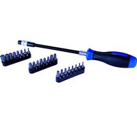 KING TONY 1025CQ Jeu de Tournevis Flexible Porte Embouts, Set de 25