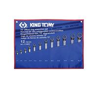 KING TONY 1712MR Trousse de Clés Polygonales Contrecoudes Métriques, Set de 12