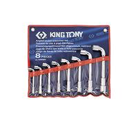 KING TONY 1808MR Trousse de Clés à Pipe Métriques, Set de 8