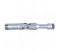 KING TONY 378516M Vaso largo articulado hex 3/8 16mm para bujías de precalentamiento pour professionnels et bricoleurs, pour des travaux et des assemblages précis, 16mm