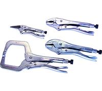 KING TONY 40114GP Jeu de Pinces à Étaux, Set de 4