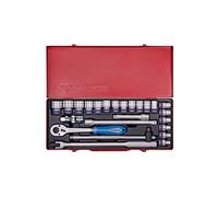 KING TONY 4026MR03 Coffret de Douilles Métriques et Accessoires, Set de 24, 1/2"