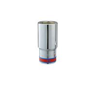KING TONY 423536S Douille profonde en acier allié 1/2", 6 points, taille 1-1/8", diamètre 37,8 mm, longueur 77 mm, lot de 5