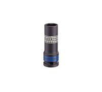 KING TONY 441519M Douille Chocs Spéciale Jante Alu Métrique 1/2" Longue Paroi Extra Fine, 19 mm