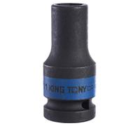 KING TONY 483511M Douille à Chocs Métrique 1/2" Longue Paroi Fine, 11 mm