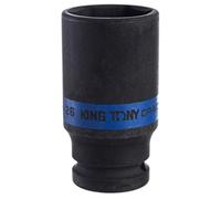 KING TONY 483526M Douille à Chocs Métrique 1/2" Longue Paroi Fine, 26 mm