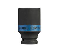 KING TONY 483530M Douille à Chocs Métrique 1/2" Longue Paroi Fine, 30 mm