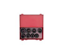 KING TONY 6410MP Coffret de Douilles Longues à Choc Métrique, Set de 8, 3/4"