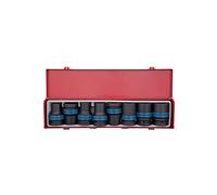 KING TONY 8408MP Coffret de Douilles Longues à Choc Métrique, Set de 8, 1"