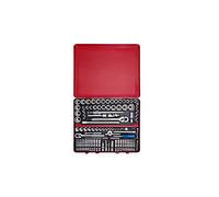 KING TONY 9033CR Coffret de Douilles Métriques et Pouces avec Accessoires, Set de 135, 0.25/0.375/0.5"