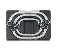 King Tony 91905MR Thermoformé de Clé Polygonales Demi Lune, Lot de 5