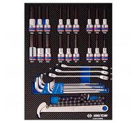 KING TONY 990131MRE Módulo espuma + PP Lot de 31 racores Torx-Allen-para pour un usage quotidien
