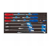 KING TONY 990145CRV Módulo de vasos Torx 1/2 y de llaves macho Torx para carro 26 pièces pour professionnels et bricoleurs, idéal pour des travaux et des assemblages précis