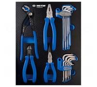 KING TONY 990222MRE Módulo espuma + PP 22 pièces Alicates + Kit llaves pour professionnels et bricoleurs pour des travaux et des assemblages précis, version soigneusement sélectionnée